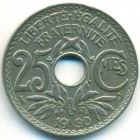 Франция, 25 сантимов 1930 год