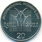 Австралия, 20 центов 2011 год (UNC)