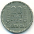 Французский Алжир, 20 франков 1949 год