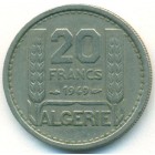 Французский Алжир, 20 франков 1949 год