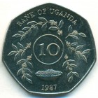 Уганда, 10 шиллингов 1987 год (UNC)