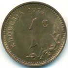 Родезия, 1 цент 1974 год (UNC)