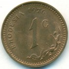 Родезия, 1 цент 1976 год (UNC)