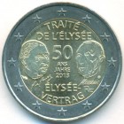 Франция, 2 евро 2013 год (UNC)