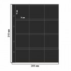 Лист двусторонний на черной основе на 12 ячеек формата 