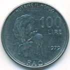 Италия, 100 лир 1979 год (UNC)
