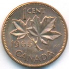 Канада, 1 цент 1965 год (UNC)