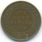Канада, 1 цент 1916 год