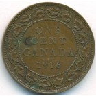 Канада, 1 цент 1916 год