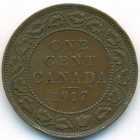 Канада, 1 цент 1917 год