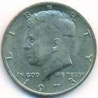 США, 1/2 доллара 1973 год (UNC)