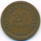 Португалия, 20 сентаво 1924 год