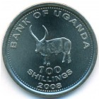 Уганда, 100 шиллингов 2008 год (UNC)