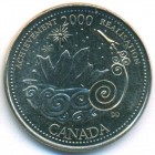 Канада, 25 центов 2000 год (UNC)