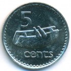 Фиджи, 5 центов 1990 год (UNC)