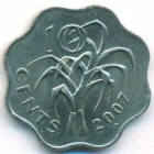 Свазиленд, 10 центов 2007 год (UNC)