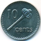 Фиджи, 10 центов 1995 год (UNC)