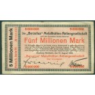 Германия, 5 000 000 марок 1923 год НОТГЕЛЬД