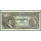 Колумбия, 20 песо 1965 год