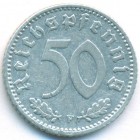 Третий Рейх, 50 рейхспфеннигов 1939 год F