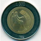 Сан-Марино, 500 лир 1986 год (UNC)