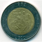 Сан-Марино, 500 лир 1982 год (UNC)