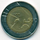 Сан-Марино, 500 лир 1990 год (UNC)