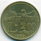 Сан-Марино, 200 лир 1989 год (UNC)