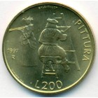 Сан-Марино, 200 лир 1997 год (UNC)