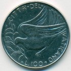 Ватикан, 100 лир 1977 год (UNC)