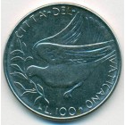 Ватикан, 100 лир 1976 год (UNC)