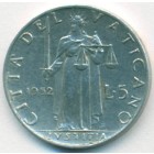 Ватикан, 5 лир 1952 год
