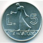 Ватикан, 5 лир 1978 год (UNC)