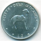 Ватикан, 2 лиры 1972 год (AU)