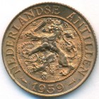 Нидерландские Антилы, 2-1/2 цента 1959 год (UNC)