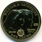 Тристан-да-Кунья, 1 крона 2011 год (UNC)
