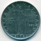 Ватикан, 100 лир 1960 год
