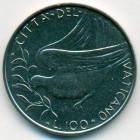 Ватикан, 100 лир 1972 год (UNC)