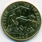Ватикан, 200 лир 1982 год (UNC)