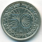 Веймарская республика, 50 рейхспфеннигов 1928 год A