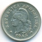 Аргентина, 10 сентаво 1942 год