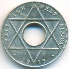 Британская Западная Африка, 1/10 пенни 1919 год (AU)