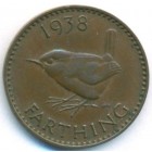 Великобритания, 1 фартинг 1938 год