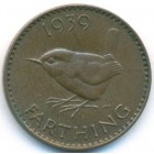 Великобритания, 1 фартинг 1939 год