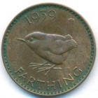 Великобритания, 1 фартинг 1939 год (AU)