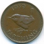 Великобритания, 1 фартинг 1939 год