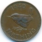 Великобритания, 1 фартинг 1940 год