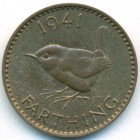 Великобритания, 1 фартинг 1941 год (UNC)