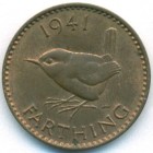 Великобритания, 1 фартинг 1941 год (UNC)