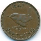 Великобритания, 1 фартинг 1947 год